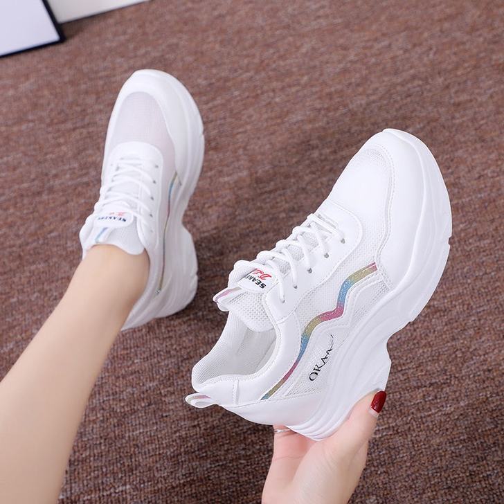 全新 内增高老爹鞋女韩版百搭2021夏季新...