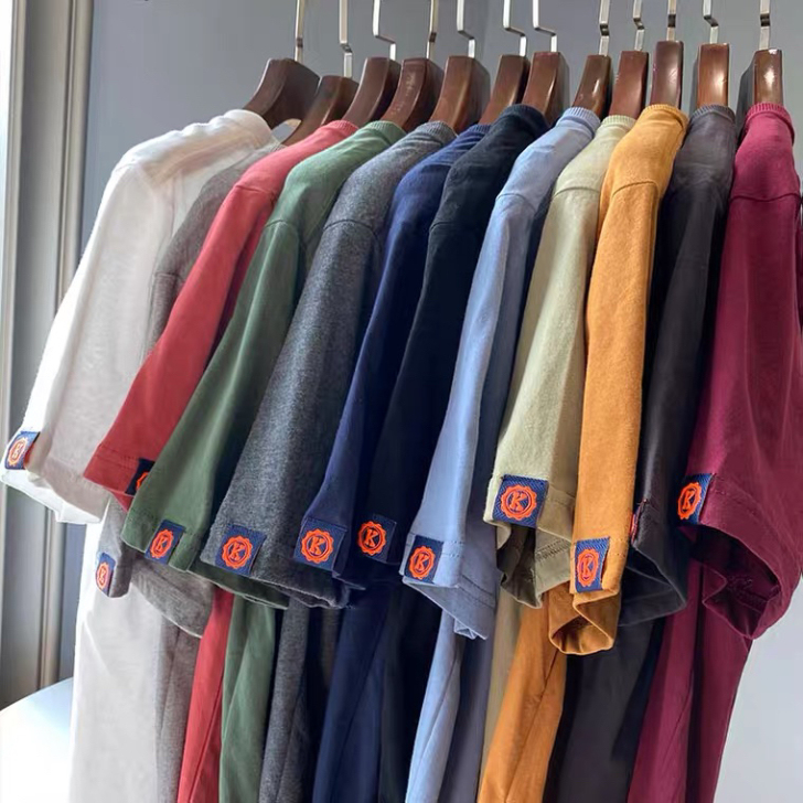 缤纷多彩夏日！ 新疆长绒棉 新款版男士T恤潮