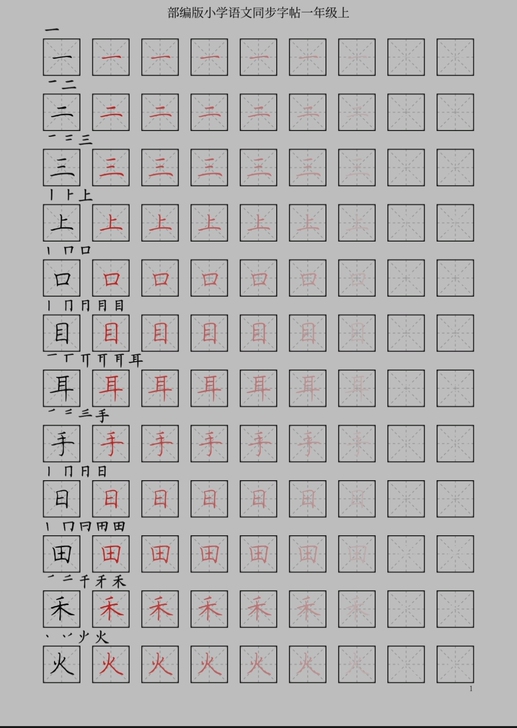 个人制作给孩子用的小学1-6年级部编版语文...