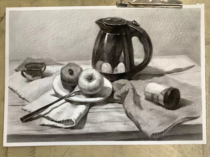 高中素描作品