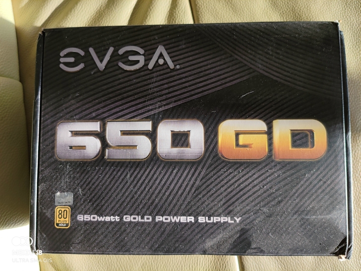 evga电源 650gd 650w电源 包...