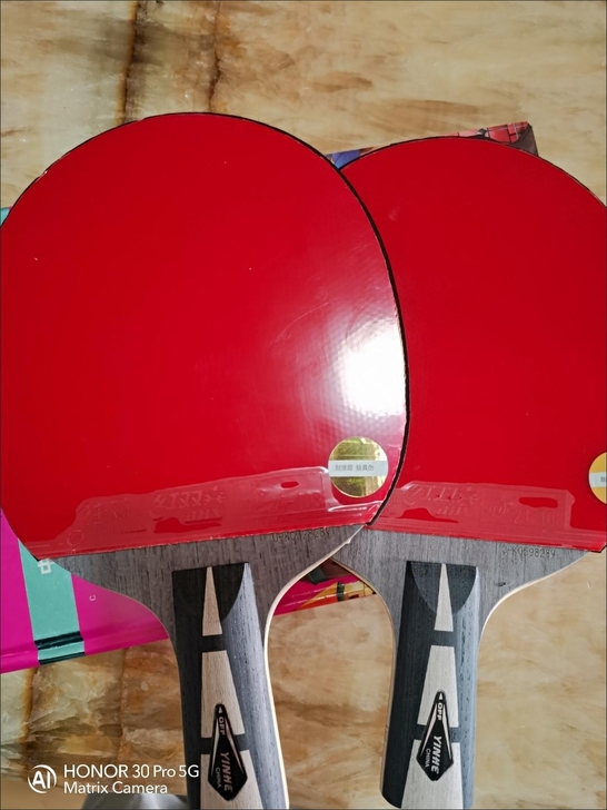【私人定制】diy乒乓球拍 纯手工自粘乒乓...