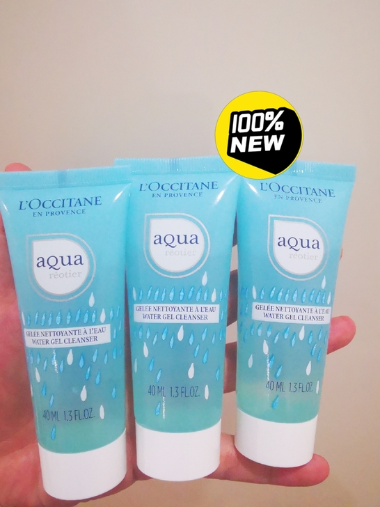 欧舒丹清泉水润洁面啫喱40ml，礼盒里拆出...