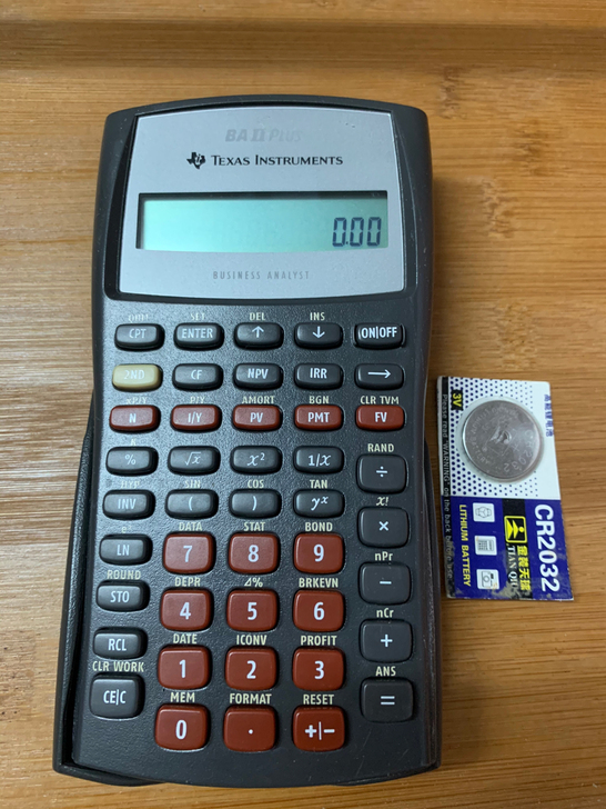 德州仪器TI BA II plus金融计算...