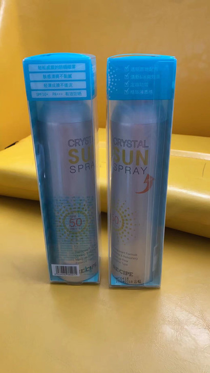 RECIPE玥之秘水晶防晒霜喷雾180ml...