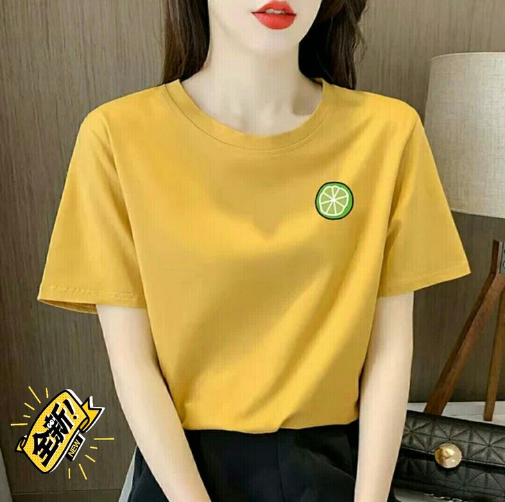 夏季女装短袖新款T恤时尚潮流ins女士宽松...