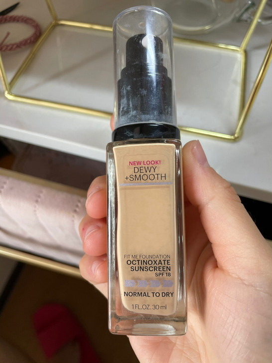 美宝莲fit me粉底液 买回来色号不太适...