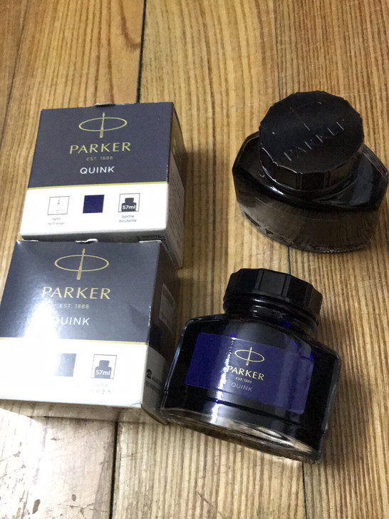 全新 派克蓝黑墨水医院专用派克墨水非碳素流...