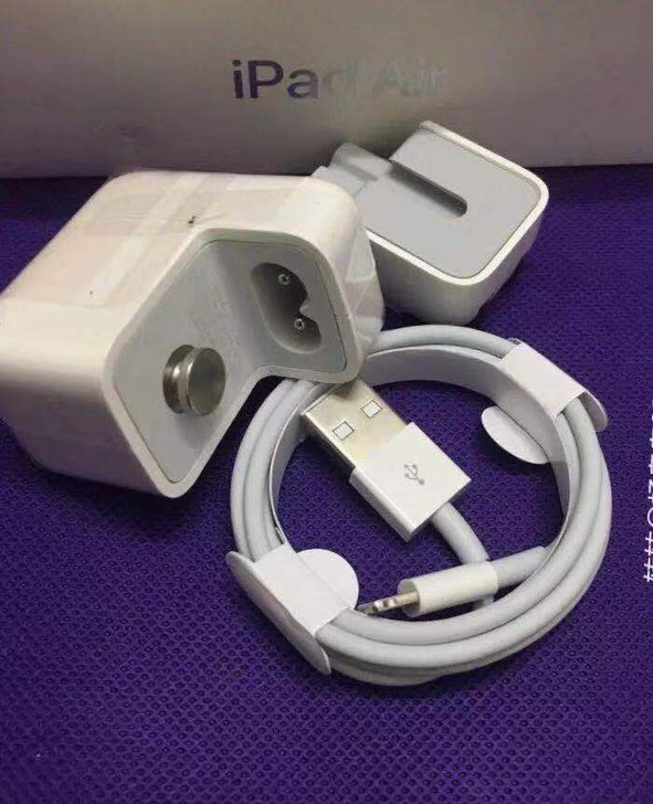 闲置一套苹果原装充电器ipad12W充电头...