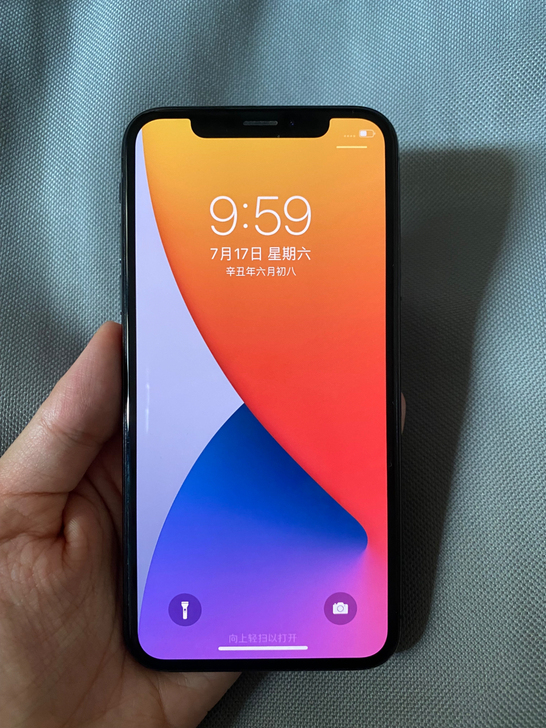 iphonex国行64g全网通,后玻璃裂,...