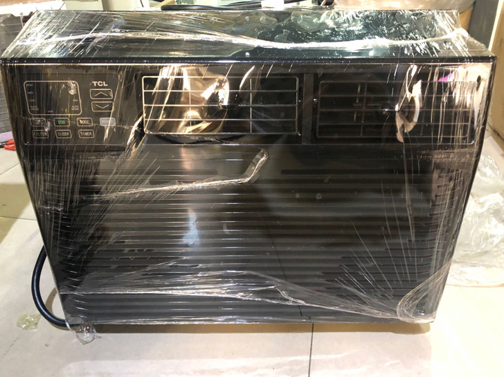 全新出口外贸TCL1匹1.5匹窗式空调，黑...