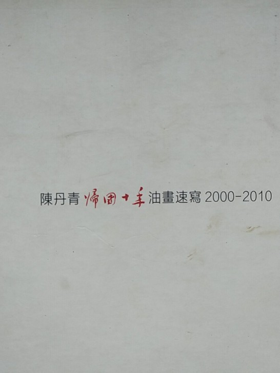 陈丹青老师归国十年油画速写，印刷精美。临摹...