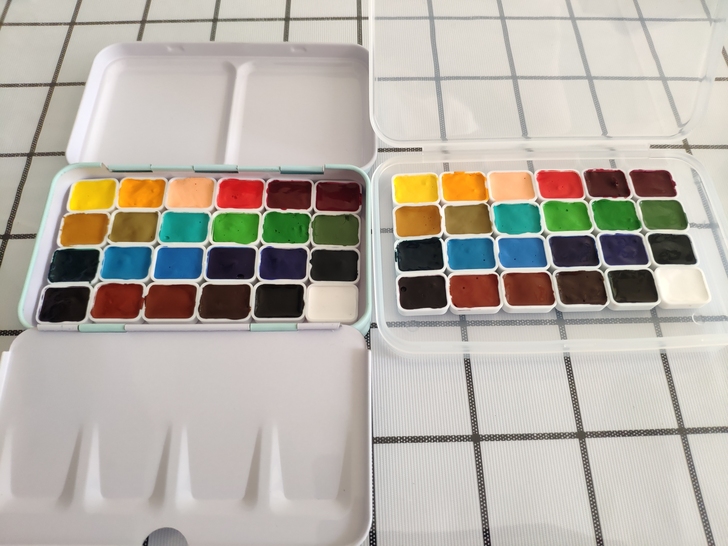 特价！荷尔拜因hb水彩颜料24官配全新三折...