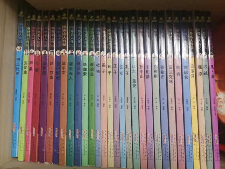 中外名人传记，价格可以再谈