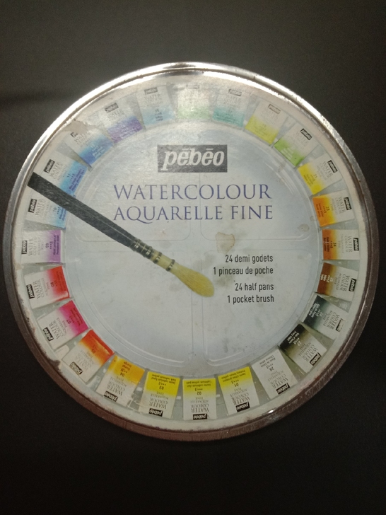 贝碧欧固体水彩颜料24色