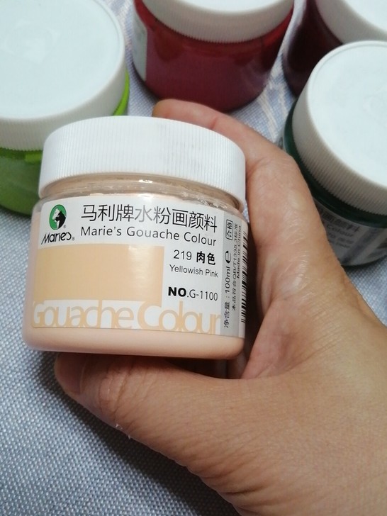 24色马利牌水粉画颜料，全新，但是刚才看有...