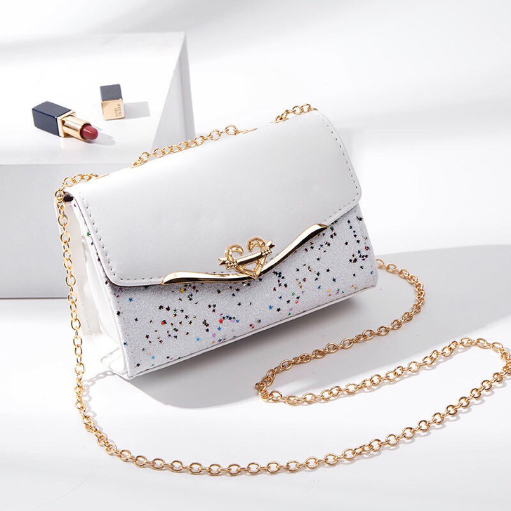 新款2021女包斜挎单肩包时尚撞色小方包宽...