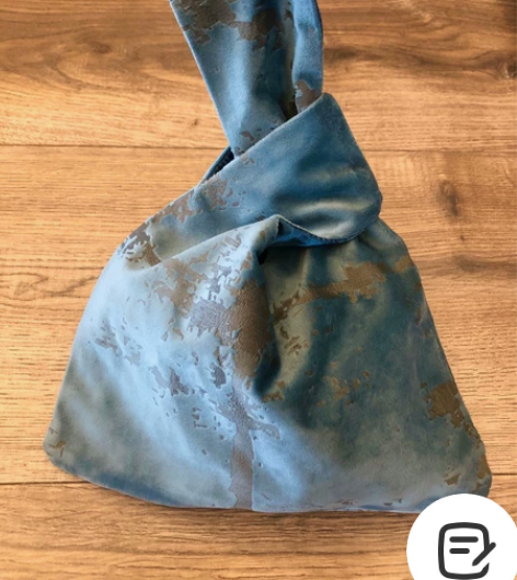 手工布艺手包，尺寸见图4 可以放钱包、钥匙...