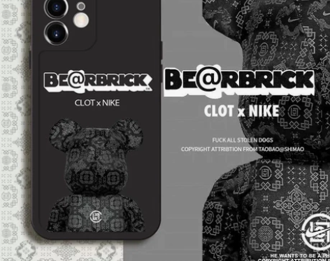 【爆款单品】暴力熊橙色ins风英文小众个性...