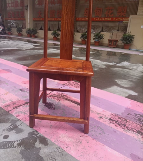 缅甸花梨木44x41x45x106cm餐桌...