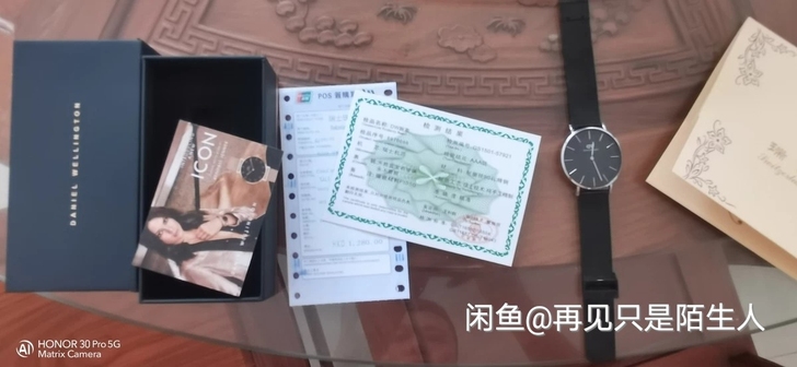 DW丹尼尔丶惠灵顿男表钢带40MM,几乎没...