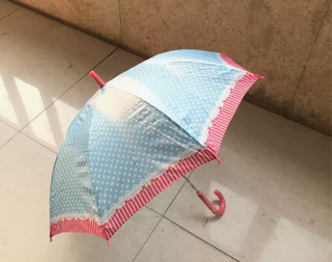 全新 日本可爱卡通女孩长柄雨伞 年龄范围：...