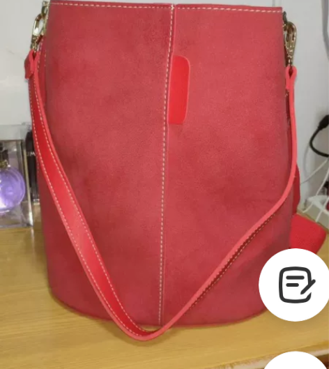 超漂亮水桶包买一送一❗❗❗磨砂皮水桶女包 ...