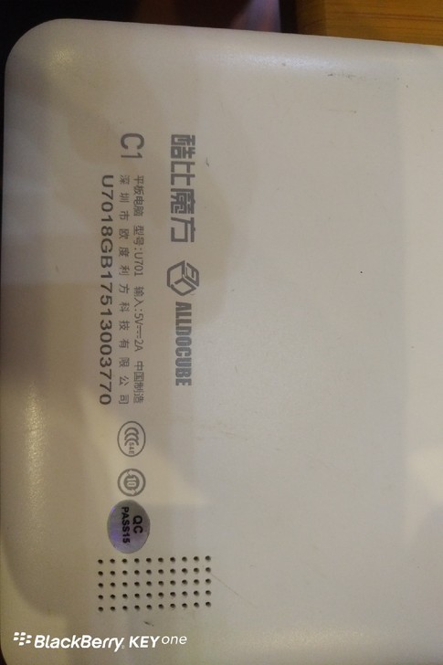 酷比魔方C 1平板电脑，可以正常使用，约7...