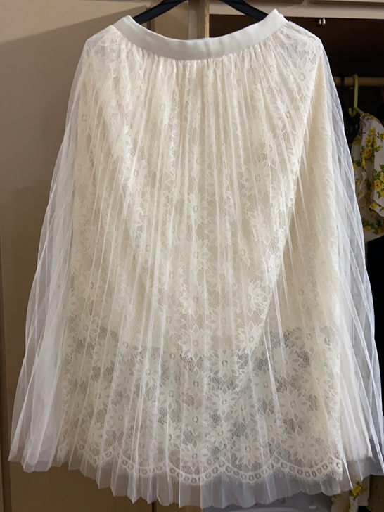 蕾丝半身长裙  春秋款 松紧腰 120斤内...