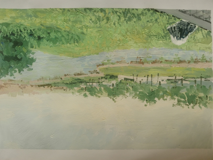 作品名《色彩风景》