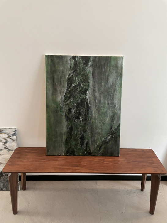 禾一纯手绘原创丙烯画 小众装饰挂画可横放也...