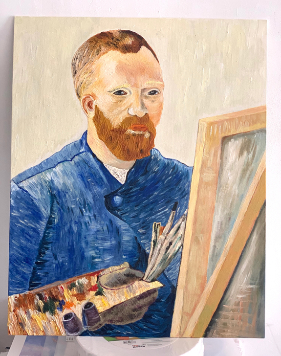 全新//纯手绘油画作品.本人业余时间画的