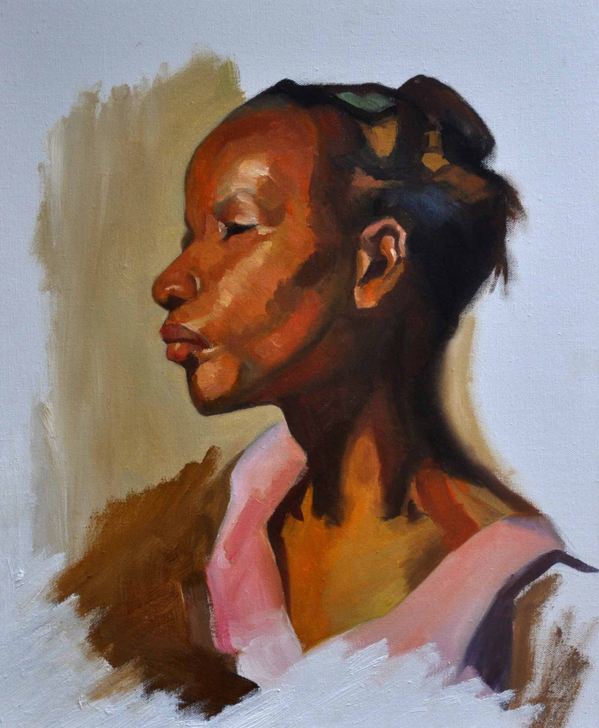 纯手绘油画作品