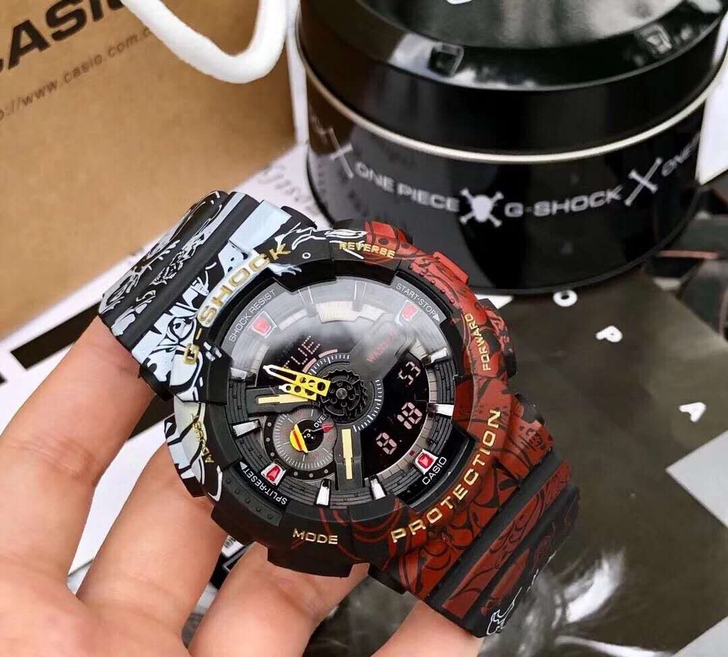 朋友送的全新卡西欧海贼王手表，g-shoc...