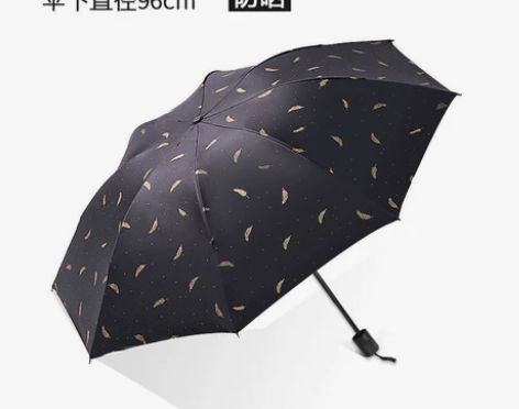 活动大促【限时随机】黑胶防晒晴雨两用伞s遮...