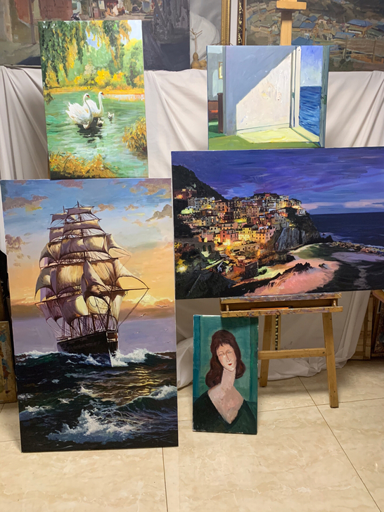 定制油画作品 喜欢的可以私聊