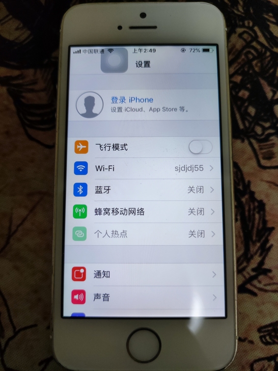 iPhone 5s 64g 可插卡