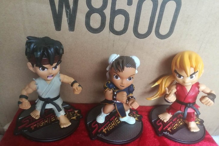 正版绝版稀有街头霸王手办玩偶非sota 带...