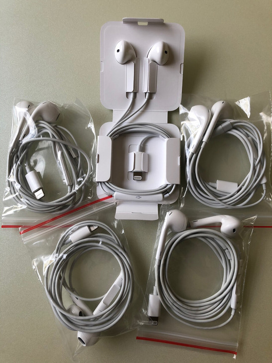 苹果原装扁口耳机