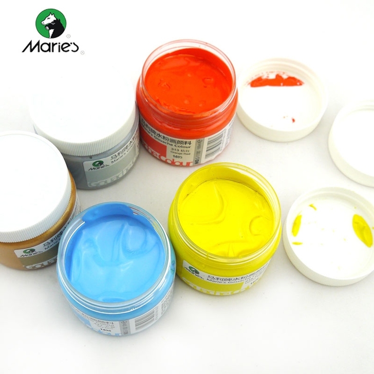 全新包邮马利牌水粉画颜料套装初学者马力水粉...