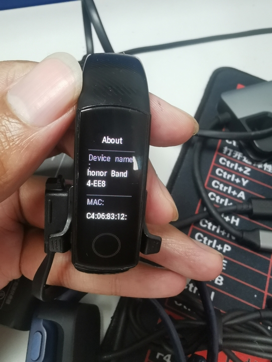 闲置荣耀手环4标准版正常使用痕迹