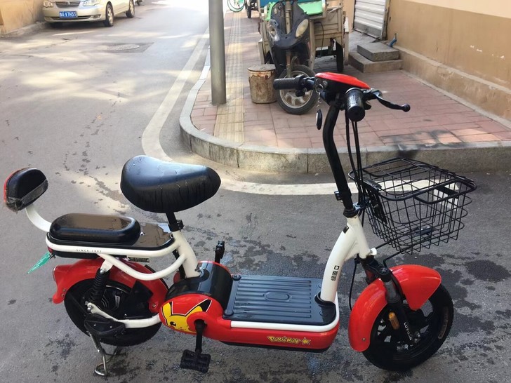 4812绿源国标电动车，九九新，带电子遥控...