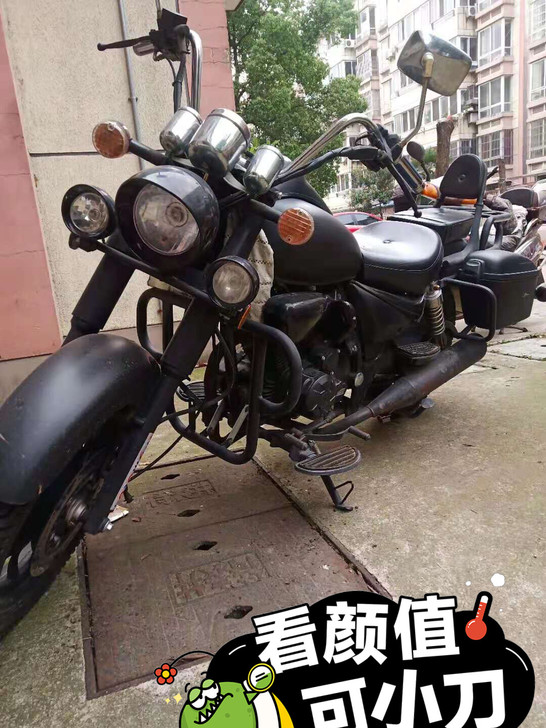 逊龙150巡航哈雷摩托车，发动机几乎全新，...