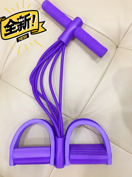六管脚蹬拉力器瑜伽健身开肩男女练背肩颈拉伸...