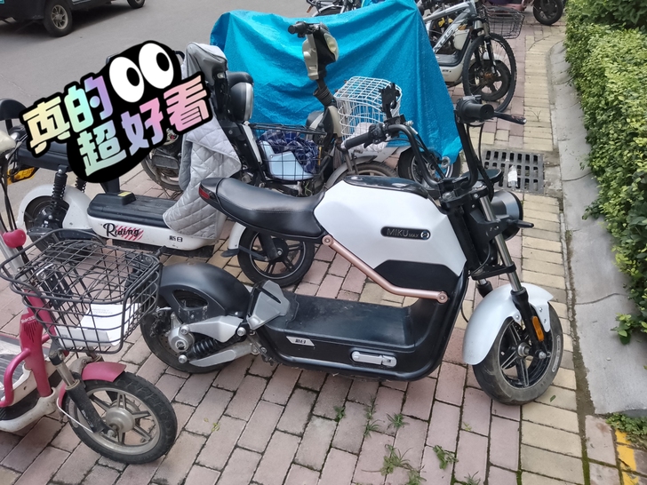 新日时尚都市电动车，前后双碟刹，空心宽胎安...
