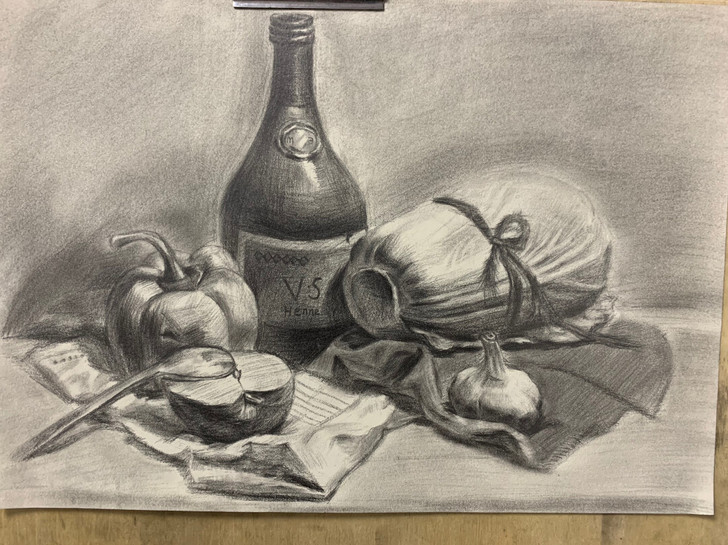 可设计素描作品