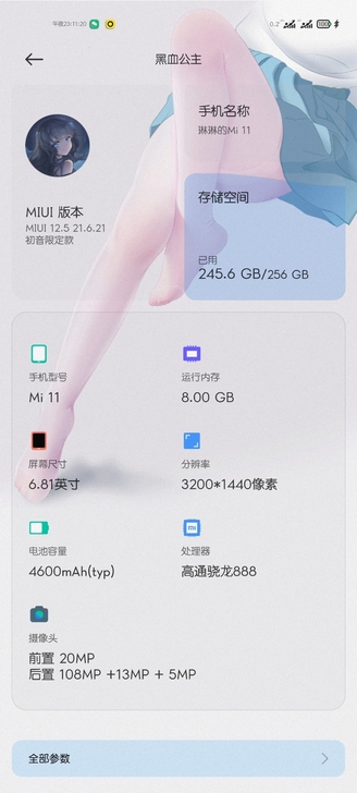 Xiaomi/小米 小米11 8+256 ...