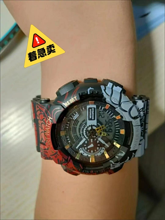 科曼奇电子手表，刚买过来，全新，海贼王款，...