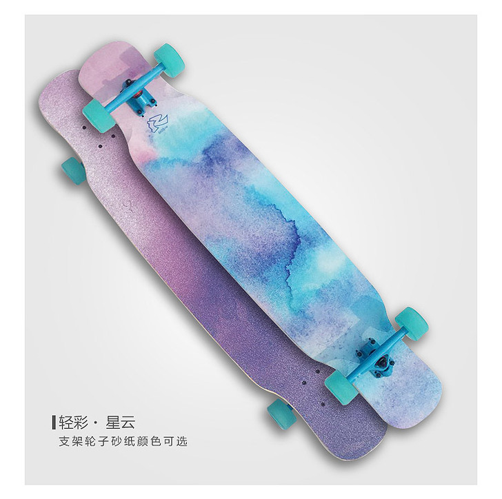 rainbow魔术师长板舞板木雪长板女生刷...