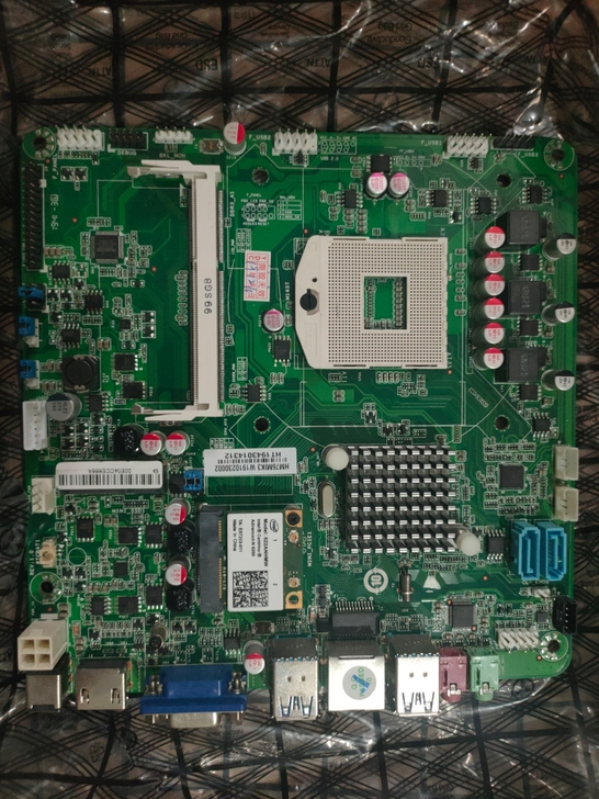 一体机主板mh76，可上i3，i5cpu，...